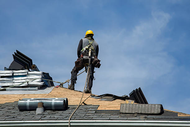 Professional Roof Installation technician working in Anahuac, TX